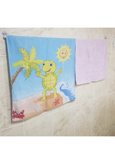 DUVARA YAPIŞTIRMALI TEKLİ ÇAMAŞIR KURUTMA ASKISI Beyaz