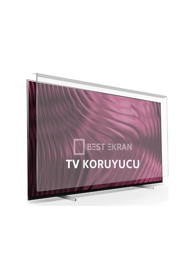 Next 50" İnç 127 Ekran Televizyon Ekran Koruyucu Şeffaf Paneli