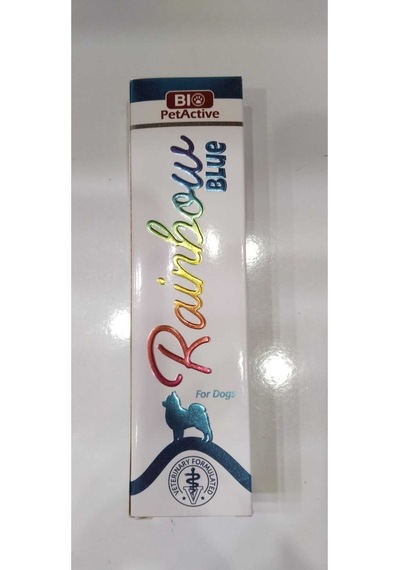 Bio Petactive Rainbow Köpek Tüy Boyası Mavi 100 ML