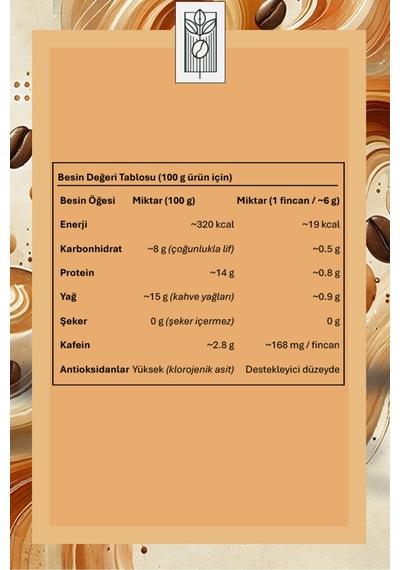 Caramel Turkish Coffee 200g, Karamel Aromalı Türk Kahvesi Diğer