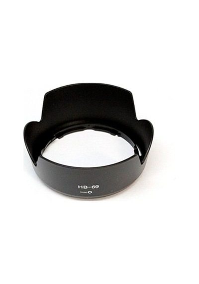 Nikon 18-55 MM G VR II Lens için Ters Takılabilir HB-69 Parasoley