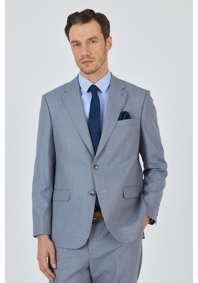 İmza Mavi Mono Yaka Astarlı Çift Yırtmaç Esnek 4 Drop Comfort Fit Classic Takım Elbise 1001250160 Mavi İmza Mavi Mono Yaka Astarlı Çift Yırtmaç Esnek 4 Drop Comfort Fit Classic Takım Elbise 1001250160 Mavi
