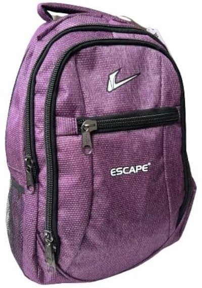 Esteriva Escape Laptop Bölmeli Okul Çantası Su Geçirmez Koyu Lila