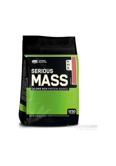 Optimum Nutrition Serious Mass 5450 gr Çilek Aromalı