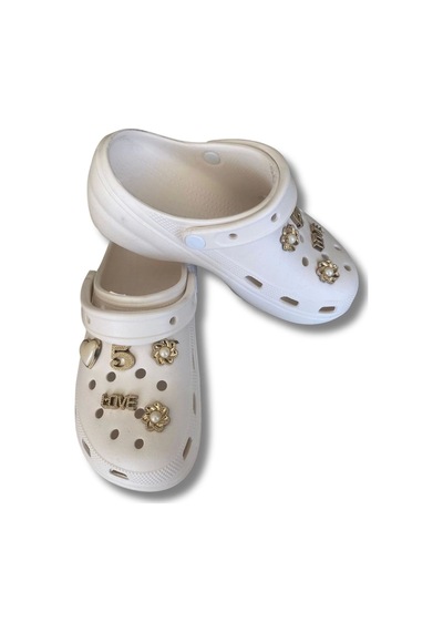 Lovıta Crocs Model Terlik 36-40 Beyaz Beyaz