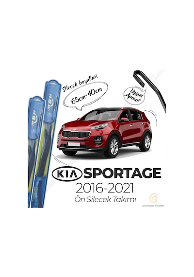 Kia Sportage Ön Silecek Takımı (2016-2020) RBW Hibrit Kia Sportage Ön Silecek Takımı (2016-2020) RBW Hibrit