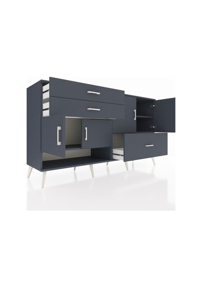 Hyperion Konsol 3 Raflı 3 Çekmeceli 4 Kapaklı 176x44x99 Antrasit-antrasit Antrasıt/antrasıt - Antrasıt Hyperion Konsol 3 Raflı 3 Çekmeceli 4 Kapaklı 176x44x99 Antrasit-antrasit Antrasıt/antrasıt - Antrasıt