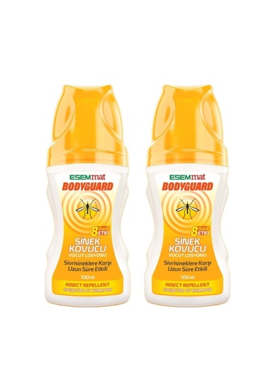 Esemmat Sinek Kovucu Bodyguard Vücut Losyon 100 Ml X 2 Adet Kzmprt
