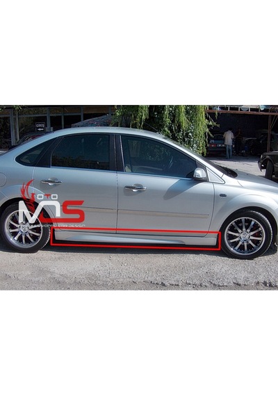 Ford Focus 2 Sedan Marşpiyel Uyumlu Sağ Sol Takım Fiberglass Boyasız