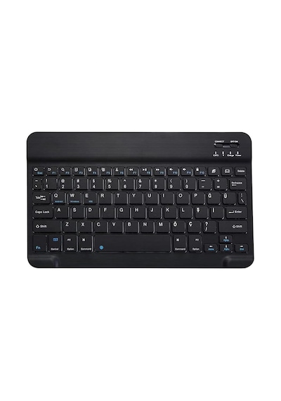 Microcase Huawei Matepad 11.5 2025 Tablet Uyumlu Tablet Çanta+türkçe Bluetooth Klavye +mouse+ Standı Al4383 Lacivert Omuz Çantası