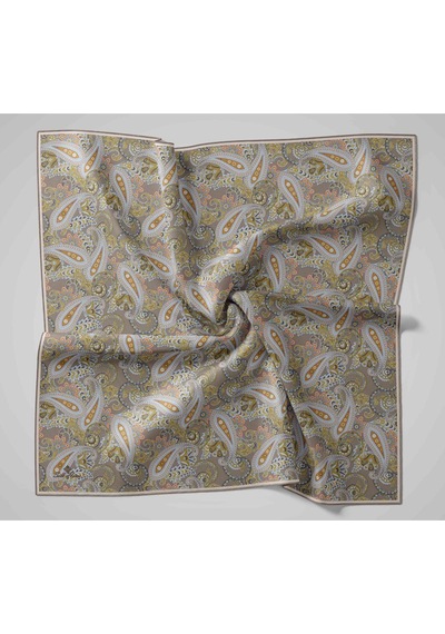 Silk Home Yaz Esintisi Eşarp 150002-07 Koyu Vizon, Vizon, Yağ Yeşili, Taba