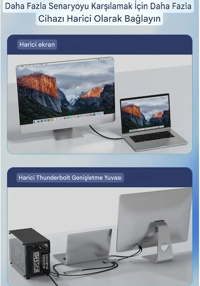 Ugourd Thunderbolt 5 E-marker Akıllı Çip 50cm. 240w 80gbps 16k+8k+4k Pd 240w Görüntü Aktarım Ve Type-c Hızlı Şarj Ve Data Kablosu Thunderbolt 4/3 İle Uyumlu Yeni Nesil Son Teknoloji Kablo - Ugourd Thunderbolt 5 E-marker Akıllı Çip 50cm. 240w 80gbps 16k+8k+4k Pd 240w Görüntü Aktarım Ve Type-c Hızlı Şarj Ve Data Kablosu Thunderbolt 4/3 İle Uyumlu Yeni Nesil Son Teknoloji Kablo -
