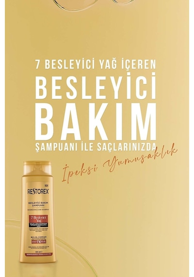 Bakım Şampuanı 7 Besleyici Yağ 500 Ml 6 Adet