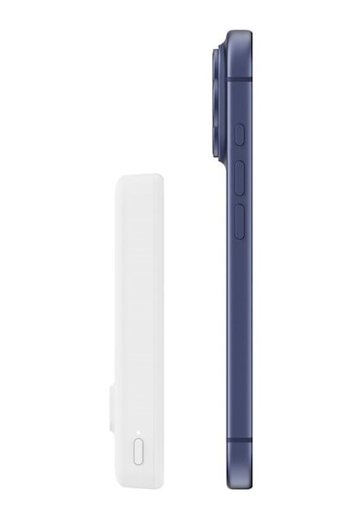 Belkin Bpd016hqwh Boostcharge 10000mah Qi2 15w Magsafe Uyumlu Slim Powerbank 30w Usb-c - Beyaz Siyah