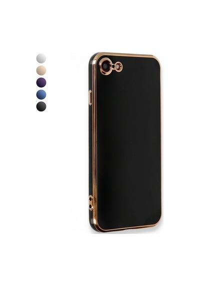 Apple Uyumlu  iPhone 7 / 8 / Se 2020 Kılıf Luxury Seri Kamera Korumalı Silikon Kapak