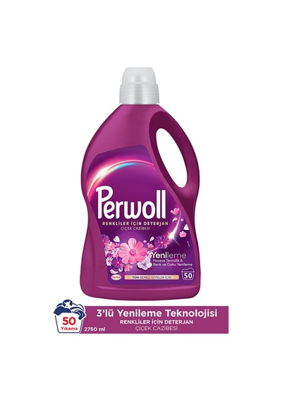 Perwoll Sıvı Deterjan Çiçek Cazibesi Hassas Bakım 2.75l Ferahla 2950 ML