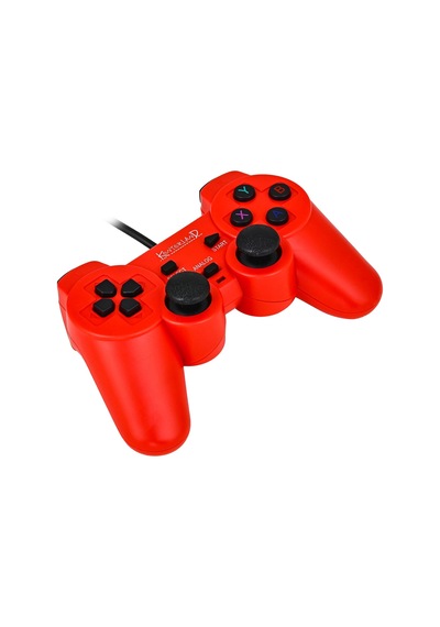 Kablolu Pc Gamepad D-ınput & X-ınput Destekli Çift Titreşimli Usb Oyun Kolu Kırmızı Diğer