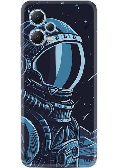 Xiaomi Redmi Note 12 5G Kılıf Resimli Desenli Silikon Platinium Series Astro 1870