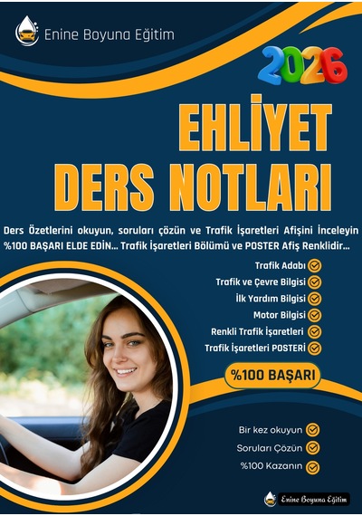 Ehliyet Kitabı Ehliyet Ders Notları
