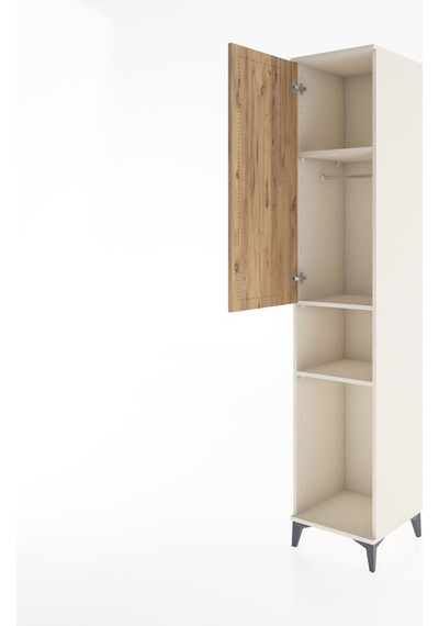 Hyperion Dolap 3 Raflı Tek Kapaklı Tek Askılı 44x44x221 Aytaş... Aytaşı
