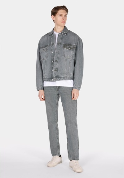 Colin's Colins Oversize Fit Düğmeli Astarsız Erkek Siyah Ceket Cl1073437 Cl1073437 Q1.v1 Dn44041 Denim Colin's Colins Oversize Fit Düğmeli Astarsız Erkek Siyah Ceket Cl1073437 Cl1073437 Q1.v1 Dn44041 Denim
