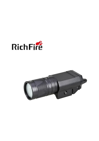 Richfire 400 Lümen Kızılötesi Gece Görüş Elektrikli Fener Işık Siyah