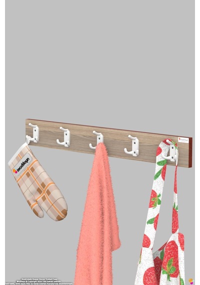 Arı 15 Kancalı Mutfak Askısı 3'lü Set 76,4x9,6 Cm - Şık Tasarım, Çok Amaçlı Düzenleyici Ve Yer Tasarrufu 80 Cm Arı 15 Kancalı Mutfak Askısı 3'lü Set 76,4x9,6 Cm - Şık Tasarım, Çok Amaçlı Düzenleyici Ve Yer Tasarrufu 80 Cm