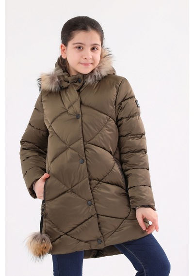 Kız Çocuk Mont 51273 Haki