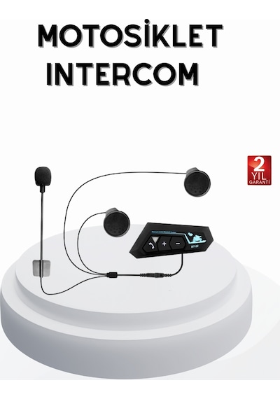 Bt22 - 899 - Kablosuz Kask Kulaklığı Bluetooth 5.0, Intercom, Su Geçirmez Ve Uzun - Csmo-tex - Ömürlü Bat
