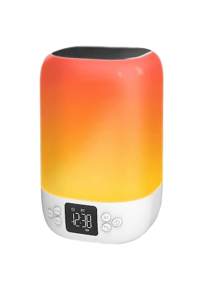 Cosmostech DY20 Mini Alarm - Saat - Uyku Modlu - RGB  - Bluetooth Hoparlör