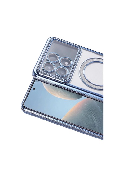 Poco X6 Pro Joke Simli Magneticsafe Kılıf - Mavi İtdark50495