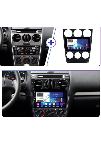 Mazda 6 Android Multimedya Sistemi 2-32 For-x 2004-2012 9"
