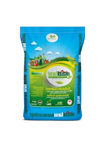 Organik Solucan Gübresi - 25 Kg, Tüm Bitkiler İçin Uygun Ve Kullanıma Hazır 0.1 KG