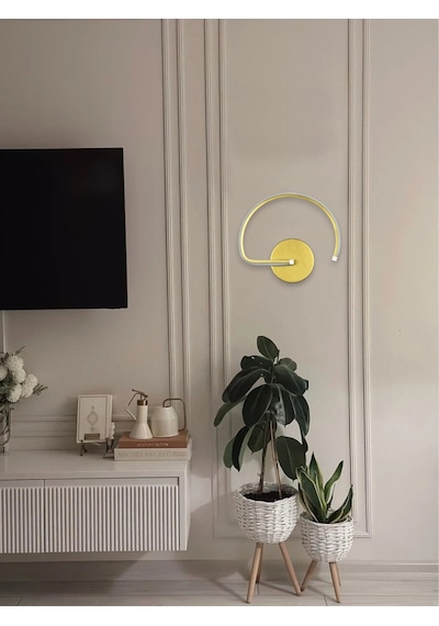 Gigi Aplik Eskitme Renk Modern Tasarım - Hol - Banyo - Salon - Yatak Odası Gün Işığı Led Aplik Eskitme