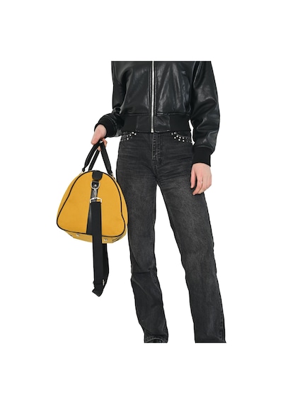 My Free Bag Gk Unisex İş, Seyehat, Spor İçin El Çantası / Valizi Sarı Kanvas Sarı