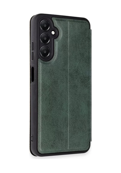 Newface Samsung Galaxy A55 5g Kılıf Flip Cover - Koyu Yeşil