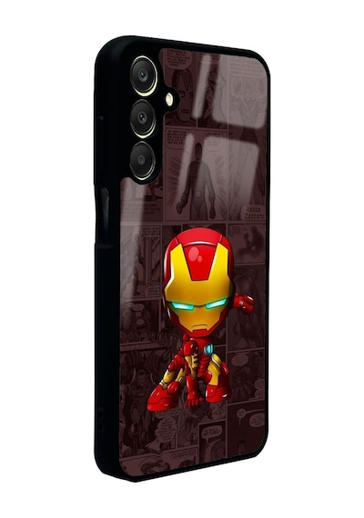 Samsung Uyumlu A25 İron Man Tasarımlı Glossy Telefon Kılıfı Çok Renkli