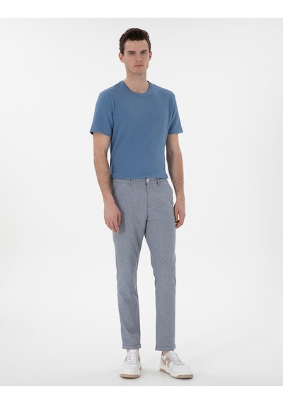 Pierre Cardin Erkek Mavi Pantolon Kanvas-chino 50301770-vr036 Mavi