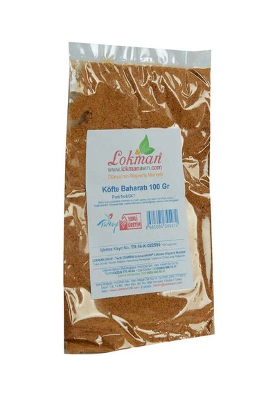 Köfte Baharatı Saf Baharat Karışımı 100 Gr Paket
