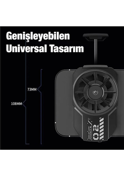 Memo FL-A2 Hava Soğutmalı Cep Telefon Soğutucu Fan