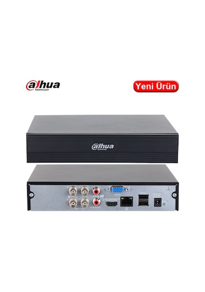 Dahua Xvr1b04-ı/t 4 Kanal 1080n 1x6tb Hddv Ve Ssd Destekler 1xhdmı 1xvga 2xusb 1xrj45 Xvr Kayıt