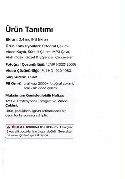 Cmr98 Çocuk Dijital Mini Kamera 1080p Hd 2.4 İnç Ekran Fotorğraf Video Oyun Müzik Usb Şarj Termal Resim Kağıt Baskılı Yazıcı Kamera Video Makinesi Print Kamera Açık Mavi