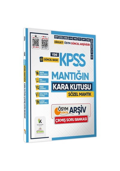 2025 Kpss Kara Kutu Genel Yetenek Tekli Kitap Set Çıkmış Soru Bankası Konu Özetli Video/pdf Çözümlü