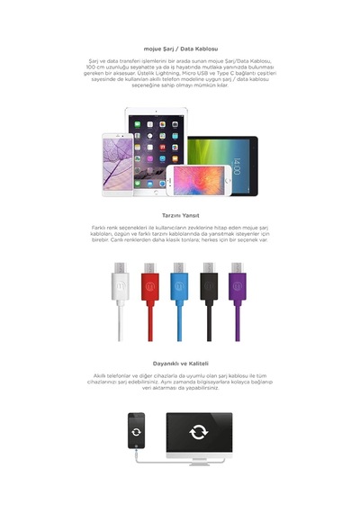 3dk33 Micro Usb Kablosu, 1 Metre,siyah