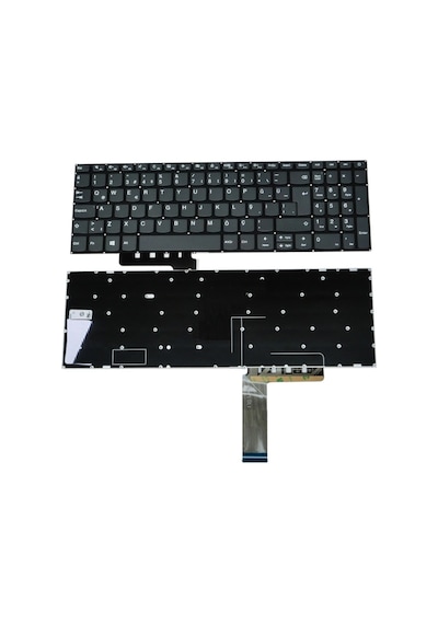 Lenovo Uyumlu Ideapad 320-15Ikb Notebook Klavye Füme Tr / Power Tuşlu - 543877036