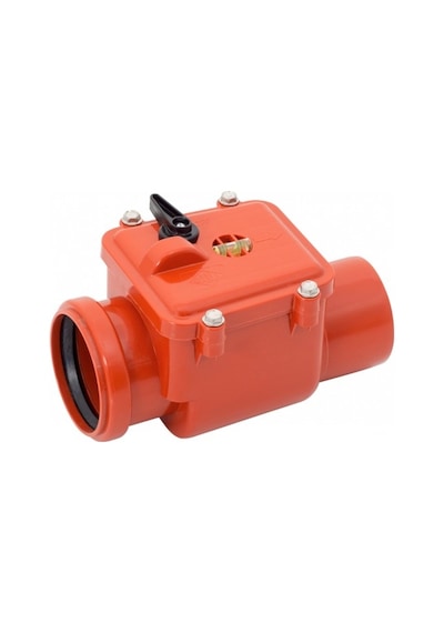 Gama Çap 50Mm Pvc Pis Su Atıksu Gider Çekvalf Kilitli Sistem