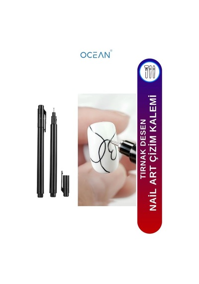 Ocean Profesyonel Nail Art Çizim Ve Desen Kalemi Siyah Ebay-118