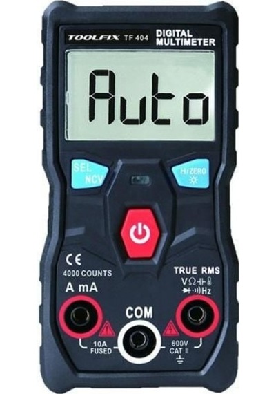 Toolfıx Tf-404 True Rms Dijital Ölçü Aleti Ncv Özellikli Akıllı Multimetre