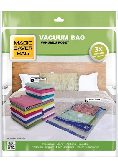 Magic Saver Bag 6'Lı Vakumlu Poşet Seti 2