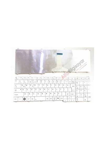 Toshiba Uyumlu L750-124, L750-1H8, L750-1Nv Klavye A+++ Beyaz Renk Tuş